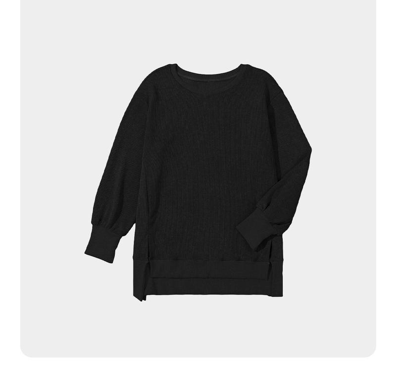 Aleumdr Plus Size Sweatshirt for Women Oversized Long Sleeve Crewneck Casual Loose Fall Fashion Outfits Tops(1X-5X)  Basic Pullover