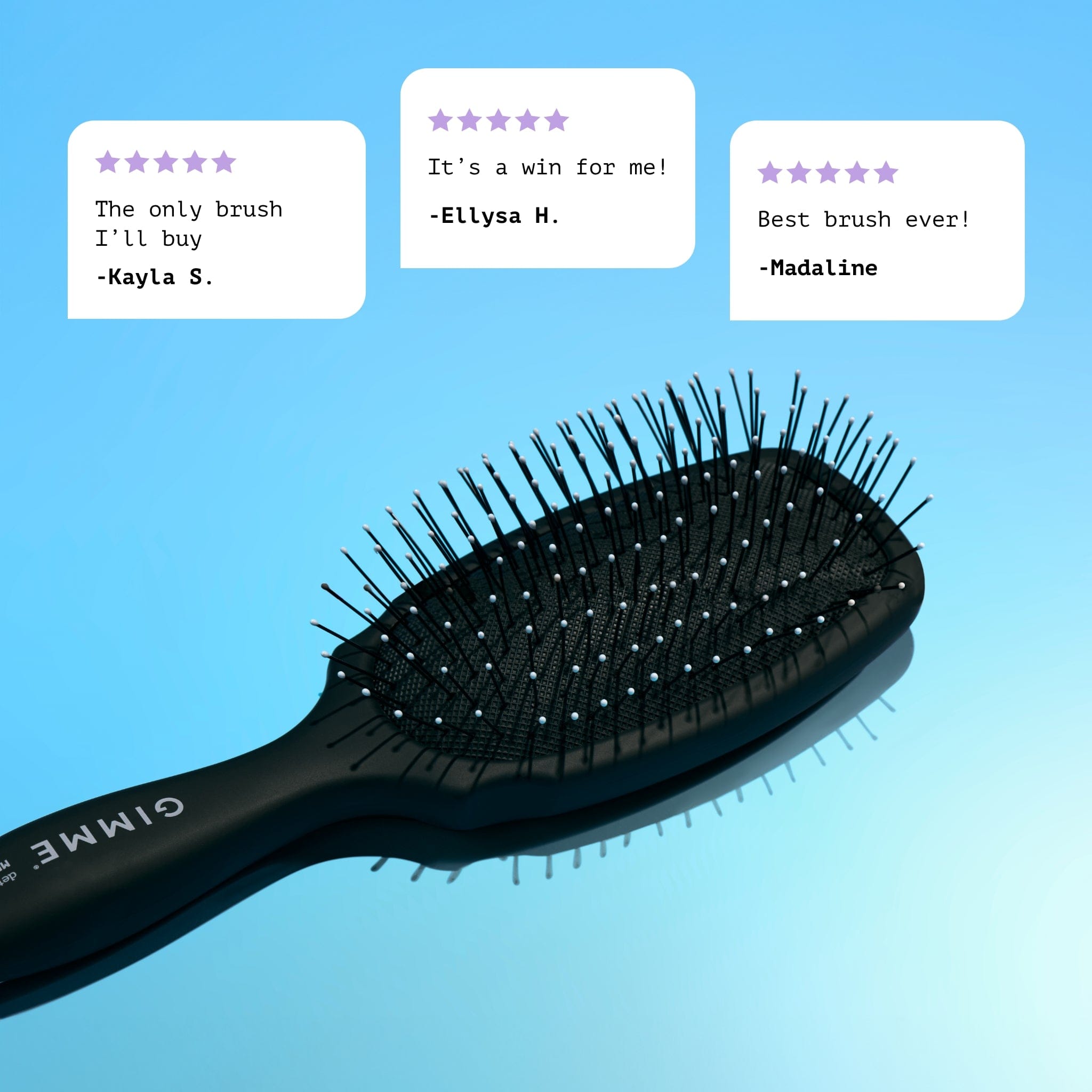 Hair Brush from Gimme Beauty - Stylish Design for Everyday Use, Versatile Brush for All Hair Types