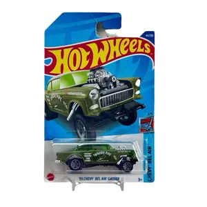 Hot Wheels ‘55 Chevy Bel Air Gasser Triassic Five Green 1:64 Diecast Car
