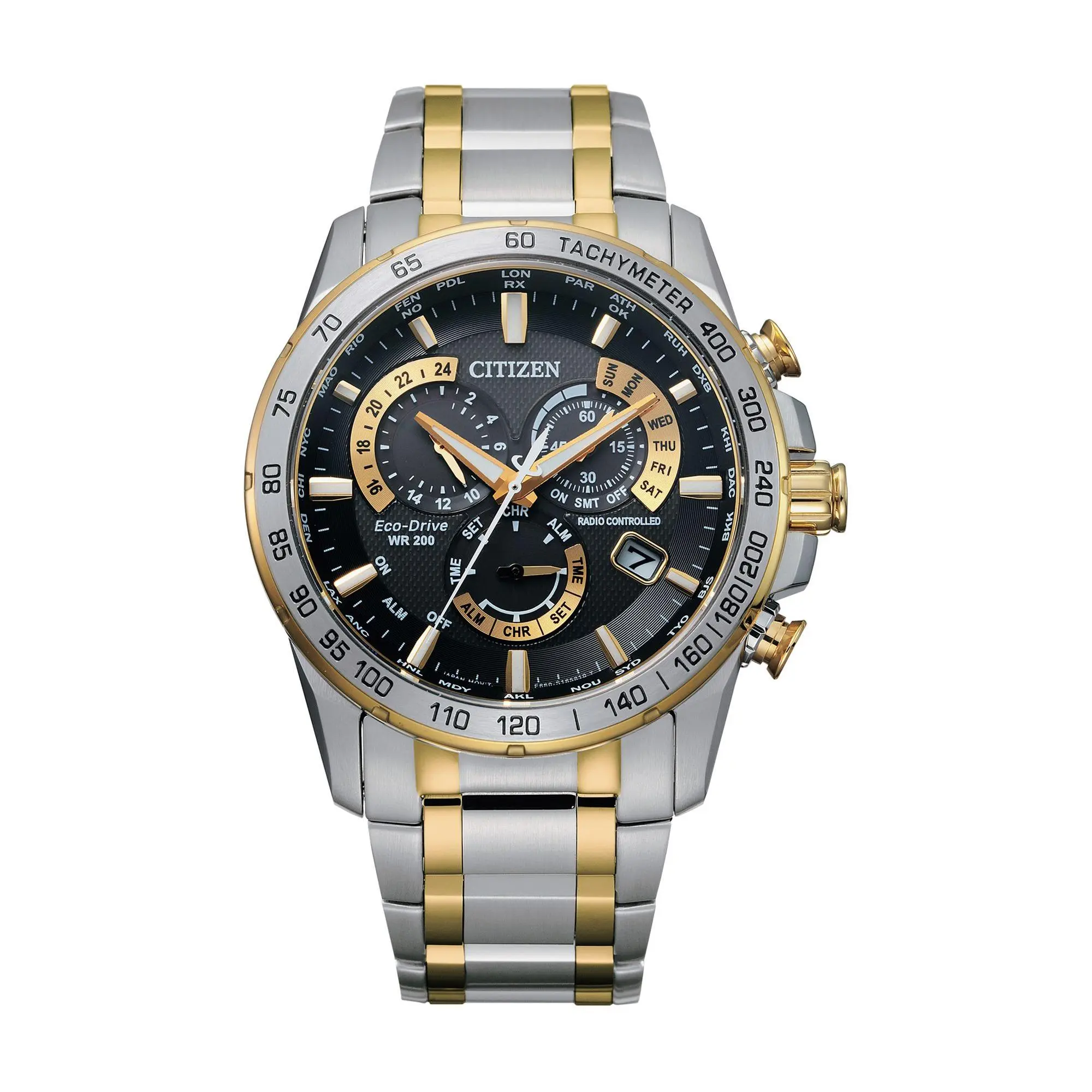 Citizen Men's Eco-Drive PCAT Atomic Timekeeping Chronograph Citizen Men's Eco-Drive PCAT Atomic Timekeeping Chronograph
