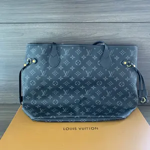 Pre-owned Louis Vuitton Monogram Tote Bags Neverfull Canvas Tote Bag