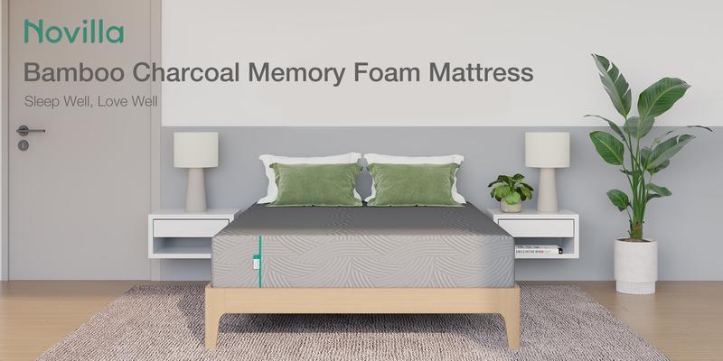 Novilla Memory Foam Mattress&Fiberglass-Free, Cooling Gel Infused Gel Mattress in a Box , Medium-Firm,  Washable Cover,10inch/12inch/14inch and Queen/King Size,TikTokShopfalldealsforyou ,Responsive, queen size mattress,TikTokShopBlackFriday