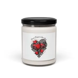 Gothic Romance Heart Candle | Nu Romantic 80s Nostalgia, Valentine Punk Soy