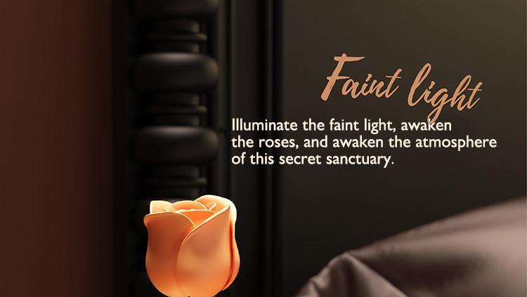 Dynamic Interactive Building Block Flower One Click Blooming Ambient Night Light Educational Assembly Desktop Ornament Perfect Gift(Building block style, requires assembly)