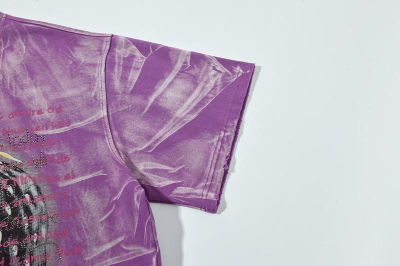 Women's Oversized Cotton Crewneck Sweatshirt - Casual Summer T-Shirt with Oversized Fit & Crystal Heart Design