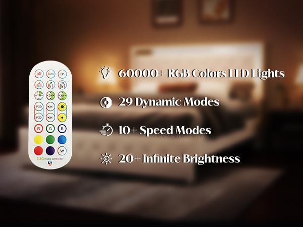 AMERLIFE Modern Bed Frame with RGB LED Lights, Adjustable Headboard Velvet Button Tufted/Acrylic Mirror Accents/Smart APP&Remote Control/No Box Spring Needed/Sophistication Design/Furniture Room/Full/Queen Size/Best Gift Ideas/Christmas Gifts AMERLIFE Modern Bed Frame with RGB LED Lights, Adjustable Headboard Velvet Button Tufted/Acrylic Mirror Accents/Smart APP&Remote Control/No Box Spring Needed/Sophistication Design/Furniture Room/Full/Queen Size/Best Gift Ideas/Christmas Gifts