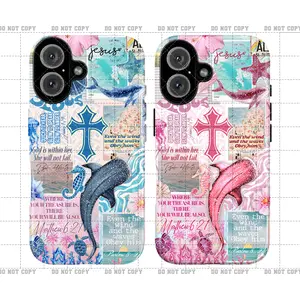 God is Within Her Phone Case – Whale, Ocean & Scripture Collage For iphone 17 pro case iphone 16 pro max case 15 14 13 12 11 & Samsung S25 S24 S23 Ultra Fe, cute pretty phone cases, TPU Shockproof phone case make it durable sturdy protective.