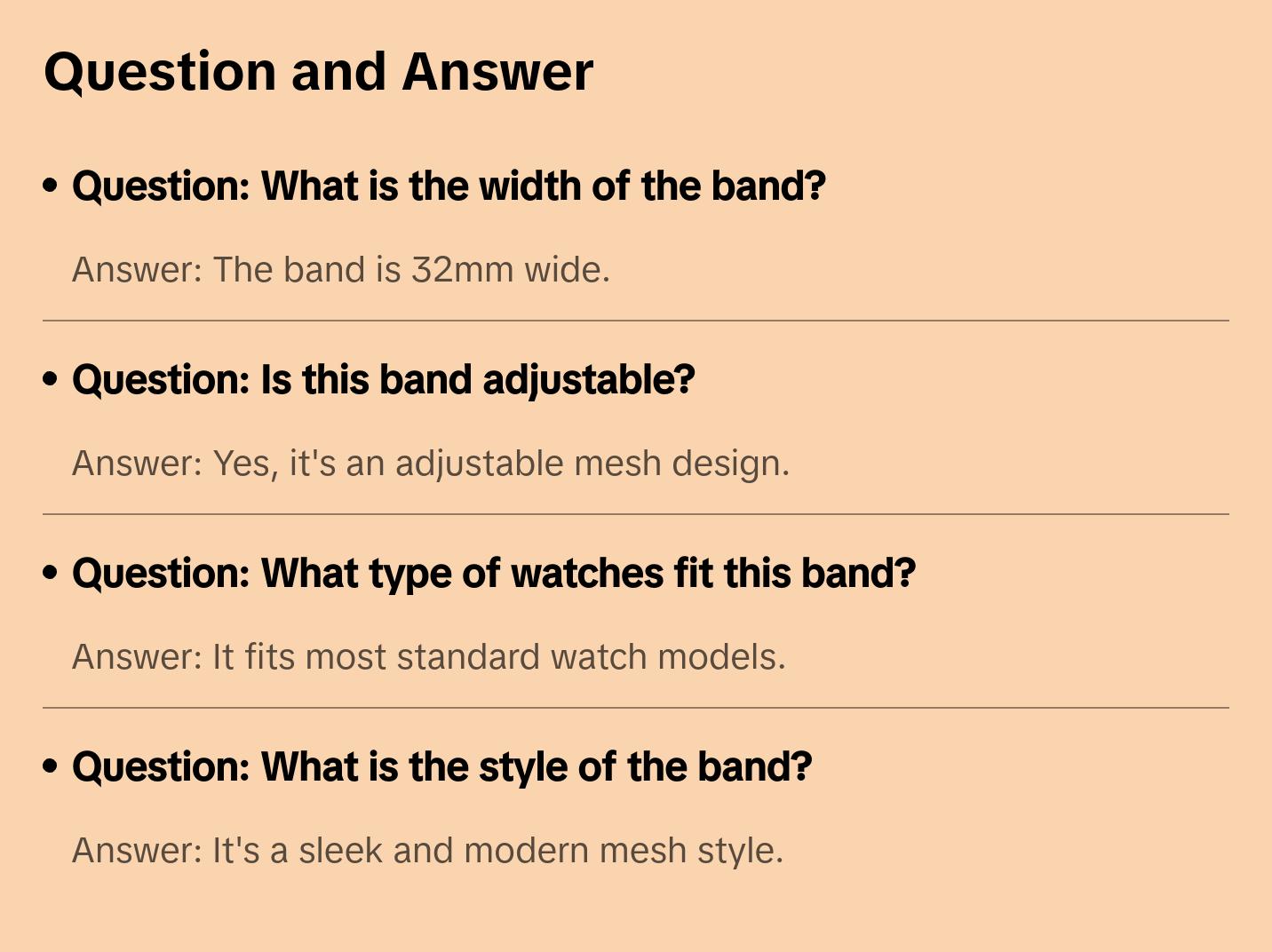 Mesh Watch Band (32mm)