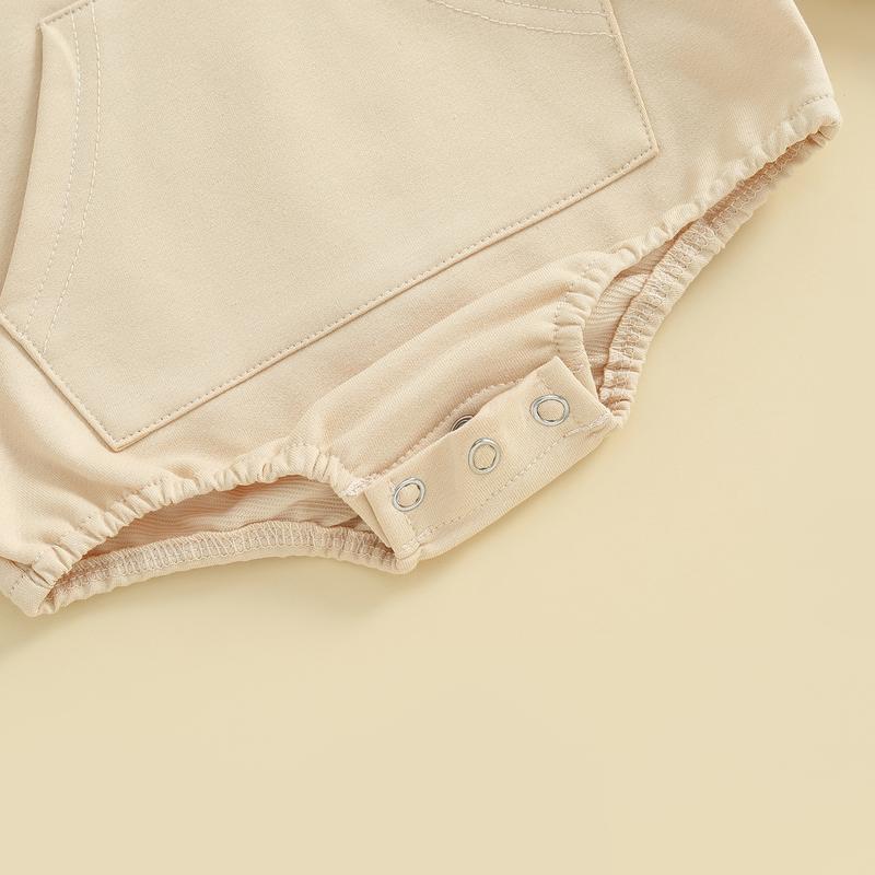 Baby Onesie Newborn Boy Girl Hooded Romper Long Sleeve Front Pocket Solid Color Bodysuit Infant Spring Fall Romper Toddler Outfit Cute