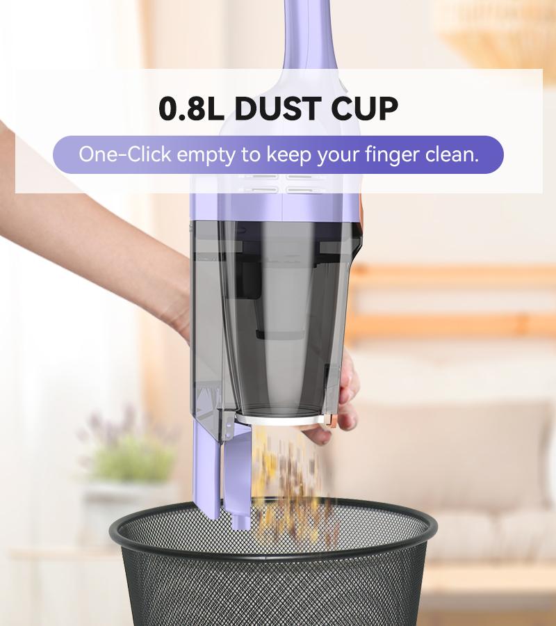 INSE R6X Corded Stick Vacuum, 15KPa Suction with 600W Motor, Ultra-Lightweight Bagless Upright Vacuum with Handheld for Home Hard Floor Carpet Pet Hair Car Cleaning home cleaning tools home appliances Purple