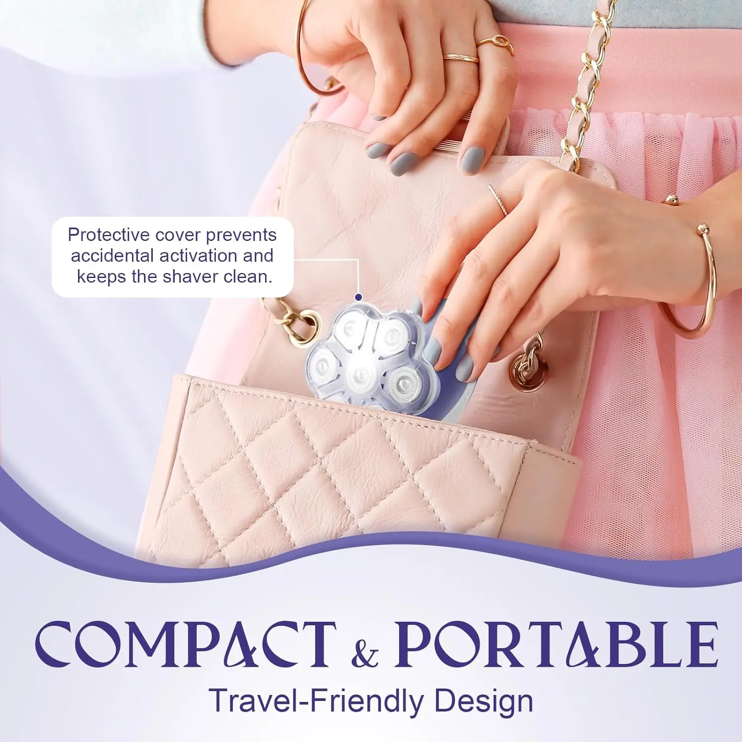 7D Electric Shaver, 360 Degree Trimmer for Women: Fast & Painless Full ...