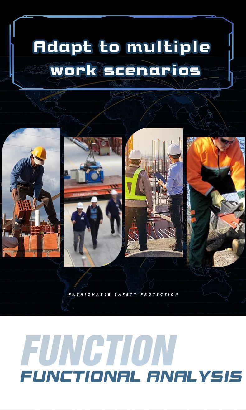 Men's Steel Toe Safety Sneakers with Swivel Buckle - Puncture-Proof Kevlar Midsoles, Anti-Slip Rubber Sole, Breathable Mesh Upper, Durable Work Boots for Outdoor Activities, Blue Collar Workers, Nurses