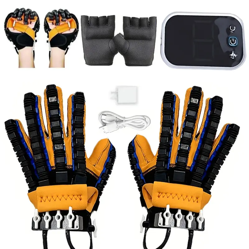 2026 New Upgraded Rehabilitation Robot Gloves, Hand Stroke Recovery Equipment with 4 Workout Modes, Hand Massage & Strengthening Function