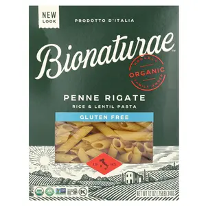 Bionaturae Gluten Free Rice & Lentil Pasta, Penne Rigate, 12 oz (340 g)