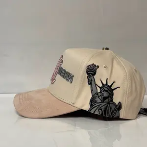 Hat N Y Beige Pink Crystals edition