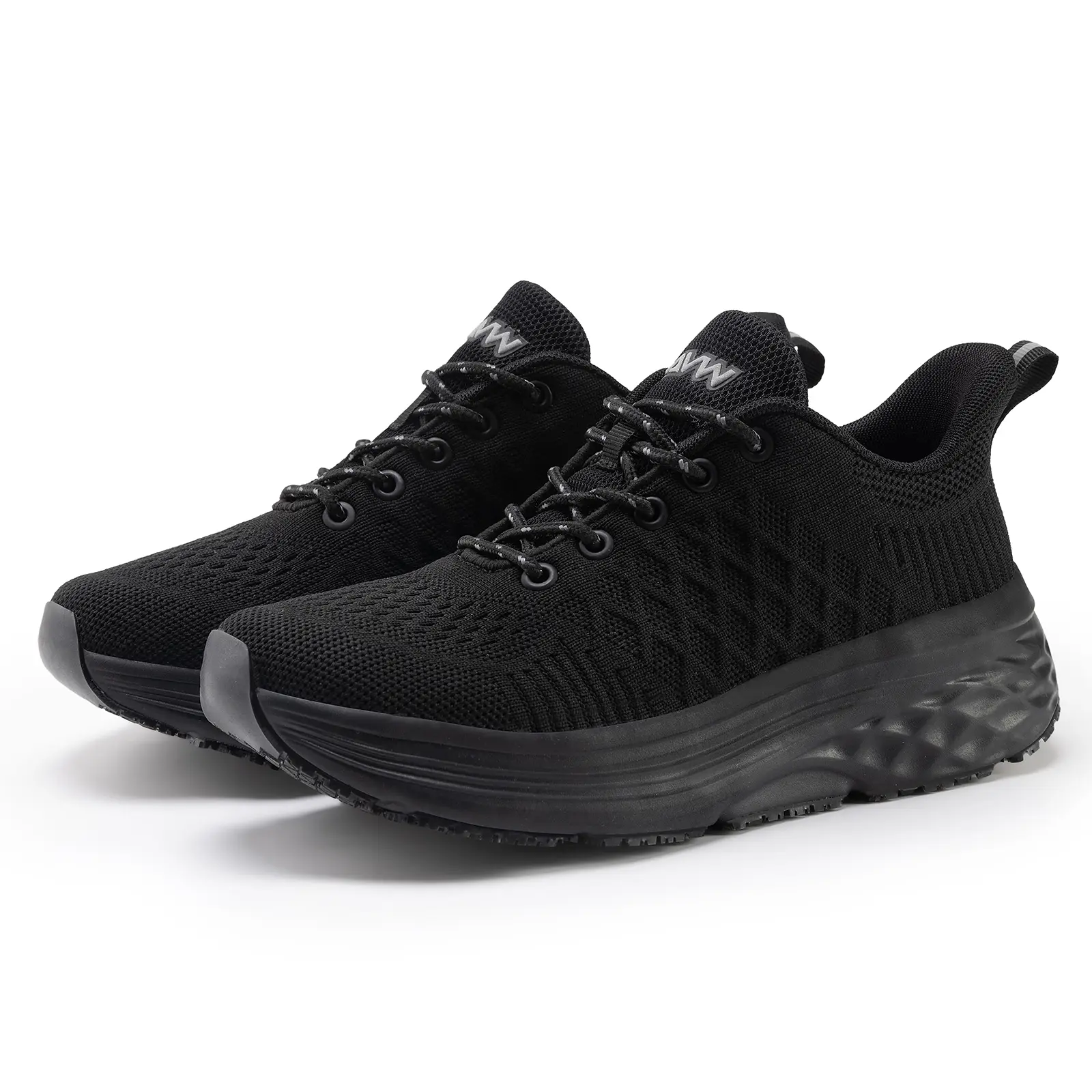 Women's Non-Slip Work Shoes - Water-Resistant Knit Fabric Walking Sneakers for Food Service Chefs, Kitchen Use, Women's Shoes, Non Slip Shoes For Work,shoes for back to school,back to school shoes