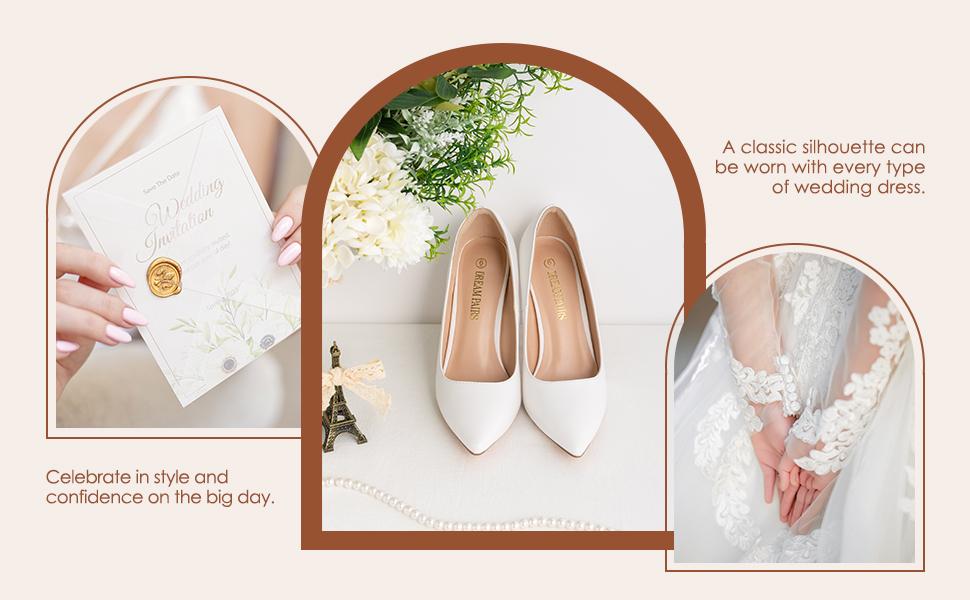 Dream Pairs Women's Wide Width Stiletto Pointed Toe Pumps for Glamorous Appeal