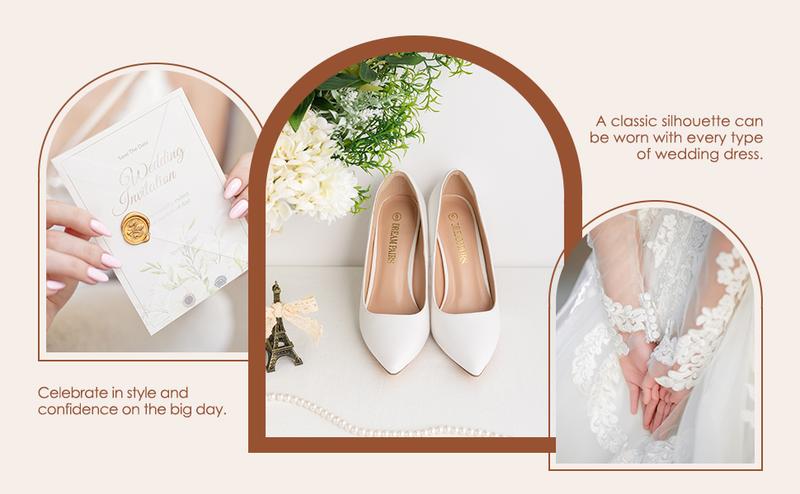 Dream Pairs Women's Wide Width Stiletto Pointed Toe Pumps for Glamorous Appeal