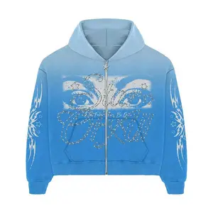 Y2K Harajuku Hoodie Men's & Women's Gothic Zip-Up Sweatshirt with American Letter Print Loose Fit Unisex Streetwear Jacket for Autumn Winter Casual and Trendy Style Aesthetics Baggy Polyester Blend Cartoon Print Closure Zipper cozy work out classic cotton