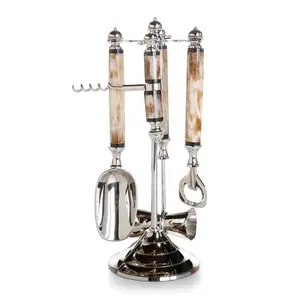 Zodax Five Piece Bone Handle Bar Tool Set