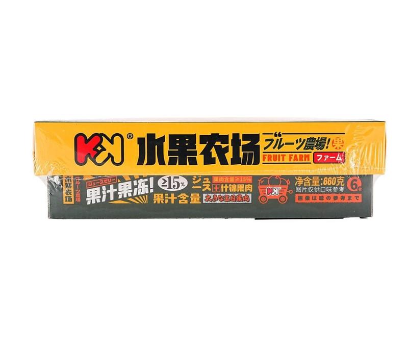 YO MAN Fruit Farm Juice Jelly 660g - Stunning Peach Mango Orange Watermelon Pear Shapes Pure Fruit Flavor Q-Bouncy Texture Zero Fat Guilt-Free Dessert Snack Healthy Treat Picnic