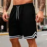 Men’s quick-dry swim trunks, lightweight and breathable polyester material, perfect for summer beach days, pools, and outdoor activities