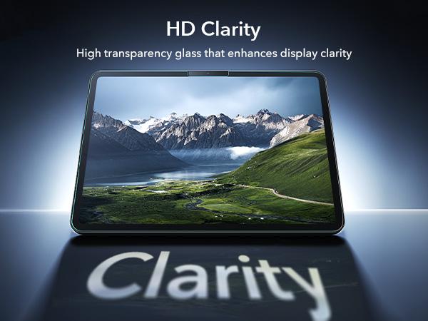 ESR 2 Pack Screen Protector for iPad Pro 11/13 (M5/M4) 2025/2024&iPad Air11/13 inch | 9H Tempered Glass Film | with UltraFit Tray | Apple Pencil Support | Scratch Resistant | HD Clarity | Bubble Free