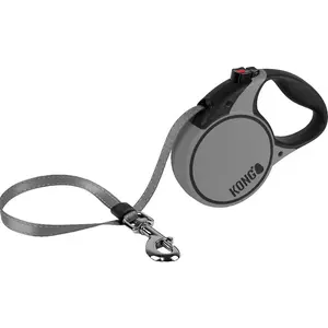 Kong Grey Retractable Terrain Leash