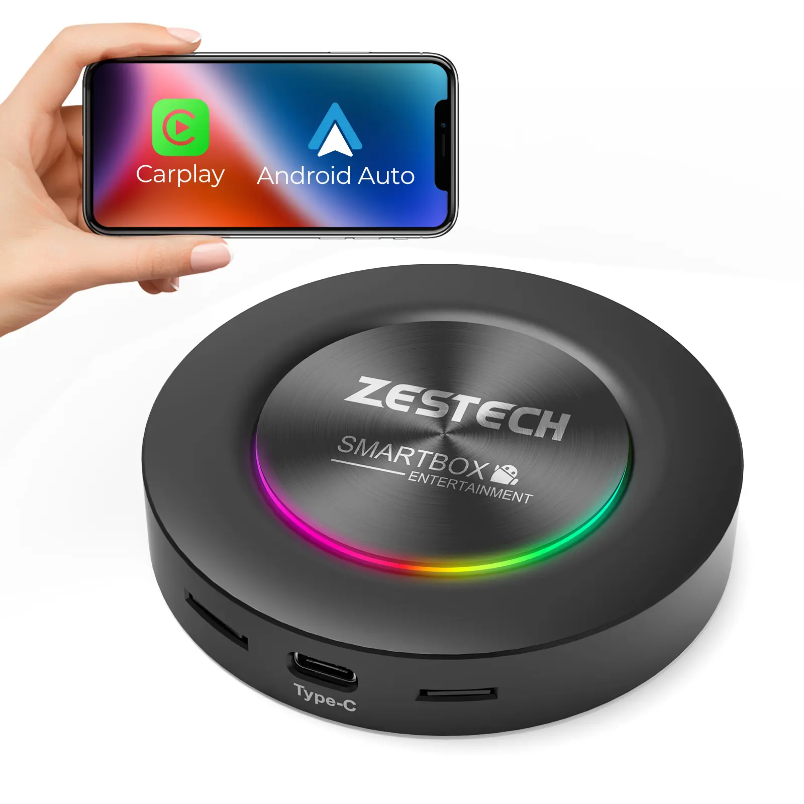 Carplay AI Box HDMI 5.0,Wireless CarPlay & Android Auto Adapter,Multimedia 4K , 8 Core, 5G WiFi for YouTube/Netflix/Google Store,60% Performance Increase