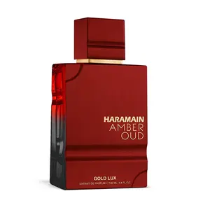 Al Haramain Amber Oud - Gold Lux - Warm Perfume for Men and Women - Women's and Men's Cologne - Spicy Perfume with Saffron and Woody - 3.4 oz