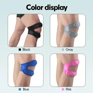 2pcs Adjustable Knee Patellar Sports Kneepad Knee Support Tendon Support Strap Band Open Knee Wrap for Basketball Football  Running Outdoor Sport