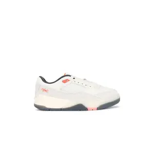 Jordan Flight Court Sneaker in Pale Ivory, Infrared 23, Muslin & Anthracite