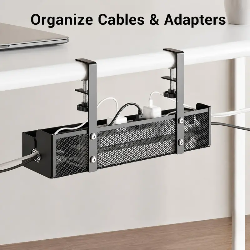Stable no drill clamp cable organizer