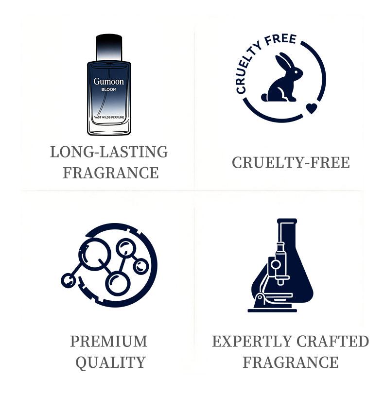 Gumoon "Wilderness" 50ml (Unisex) | EDP — A blend of bergamot, lavender, and pepper, presenting a complex woody aroma | A long-lasting, intense wilderness scent suitable for both men and women | An exquisite choice for premium gifting.