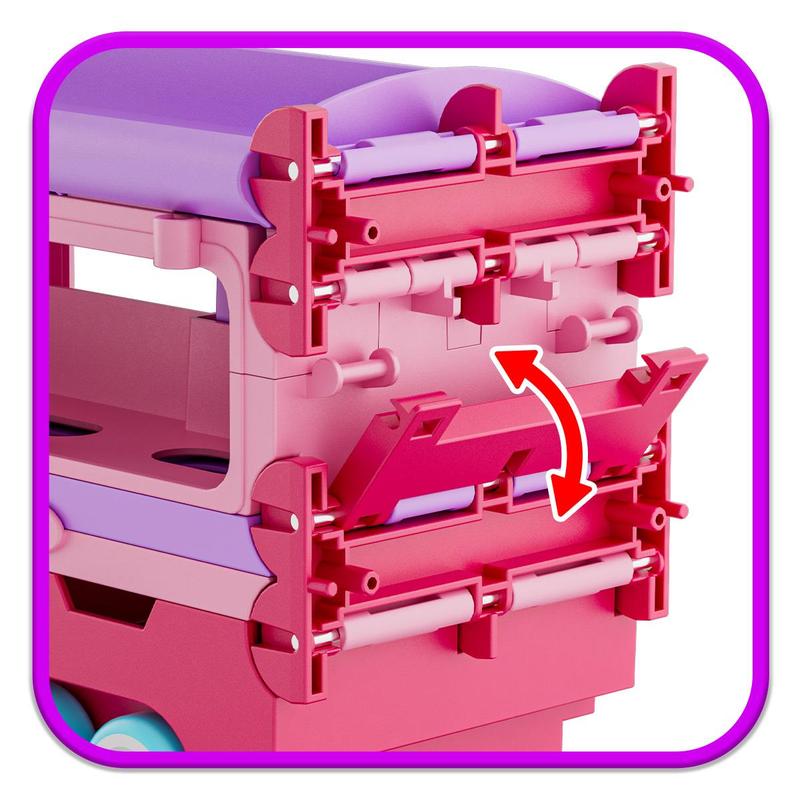 Durable Garage Multifunction Dinosaur/Princess/Unicorn Truck Toys for 2-7 Year Boys & Toddlers Foldable Track 2 Player Race Mode Light Sound Transport Carrier with 6 Dino Cars 12 Accessories Birthday Christmas Gift Idea for Kids Girls