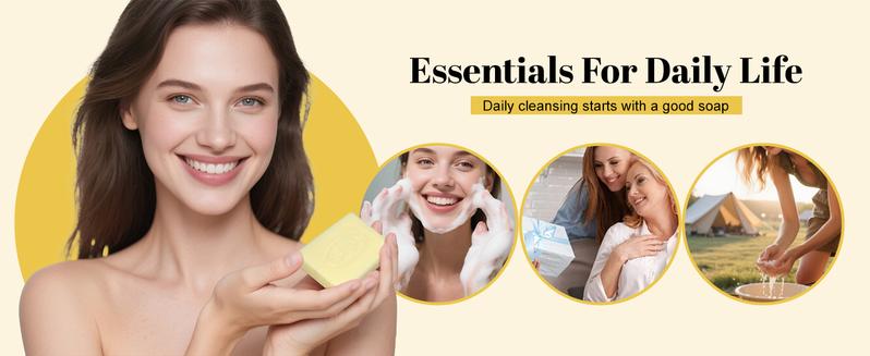 ISTON 3-Pack Handmade Tallow & Honey Soap,9.6OZ – Unscented, Orange, Lavender – 100% Grass-Fed Tallow – Natural Skincare for Sensitive Skin, Acne, Eczema, Inflammation, Baby Soap Gentle Clean & Nourish,New Year's gifts