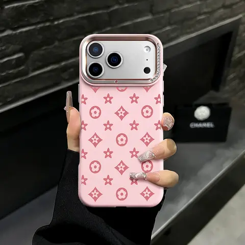 Vintage Print Dopamine Protective Phone Shell - Soft-Touch, Shockproof, Waterproof Cellphone Cover for iPhone 17,16,15,14,13,12,11 Series - Retro Colorful Decor for Retro Lovers (Daily Drop Protection)