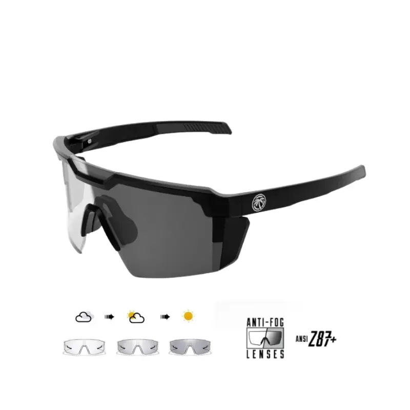 Photochromic Z87+ Polarized Safety glasses,Sunglasses for Men & Women Oversized Vintage UV400 Y2K Aviator Eyewear Ideal for Fishing, Golf, Cycling, Driving, and Sports