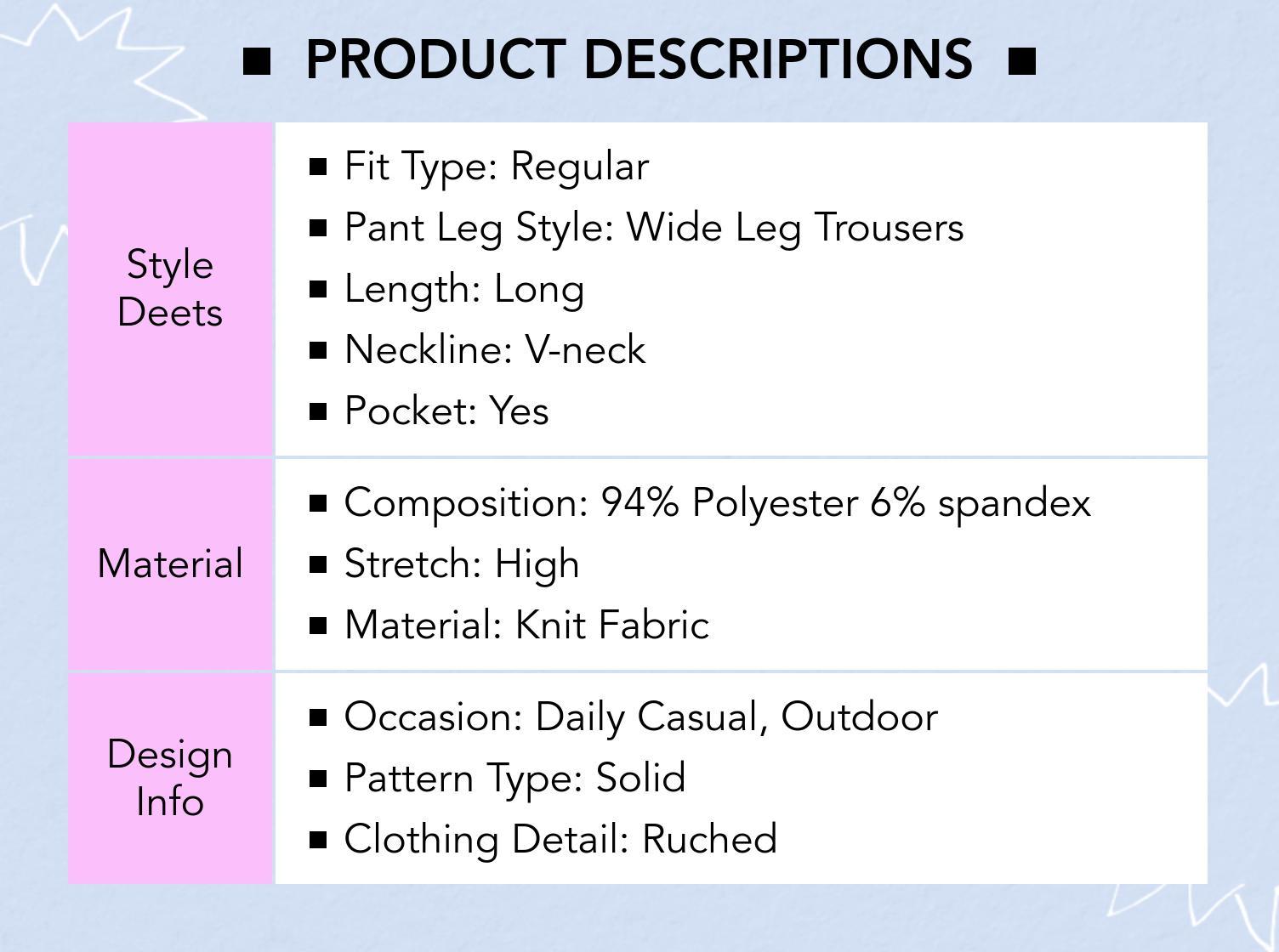 Cider Women's V-neck Ruched Solid Wide Leg Romper with Pocket, Stretchy Spring Jumpsuit, Springtime Casual Outfits, Lady Comfortable Stretchy Short Jumpsuit, Spring Downtown Girl Clothes, Ladies Spring Casual Wear