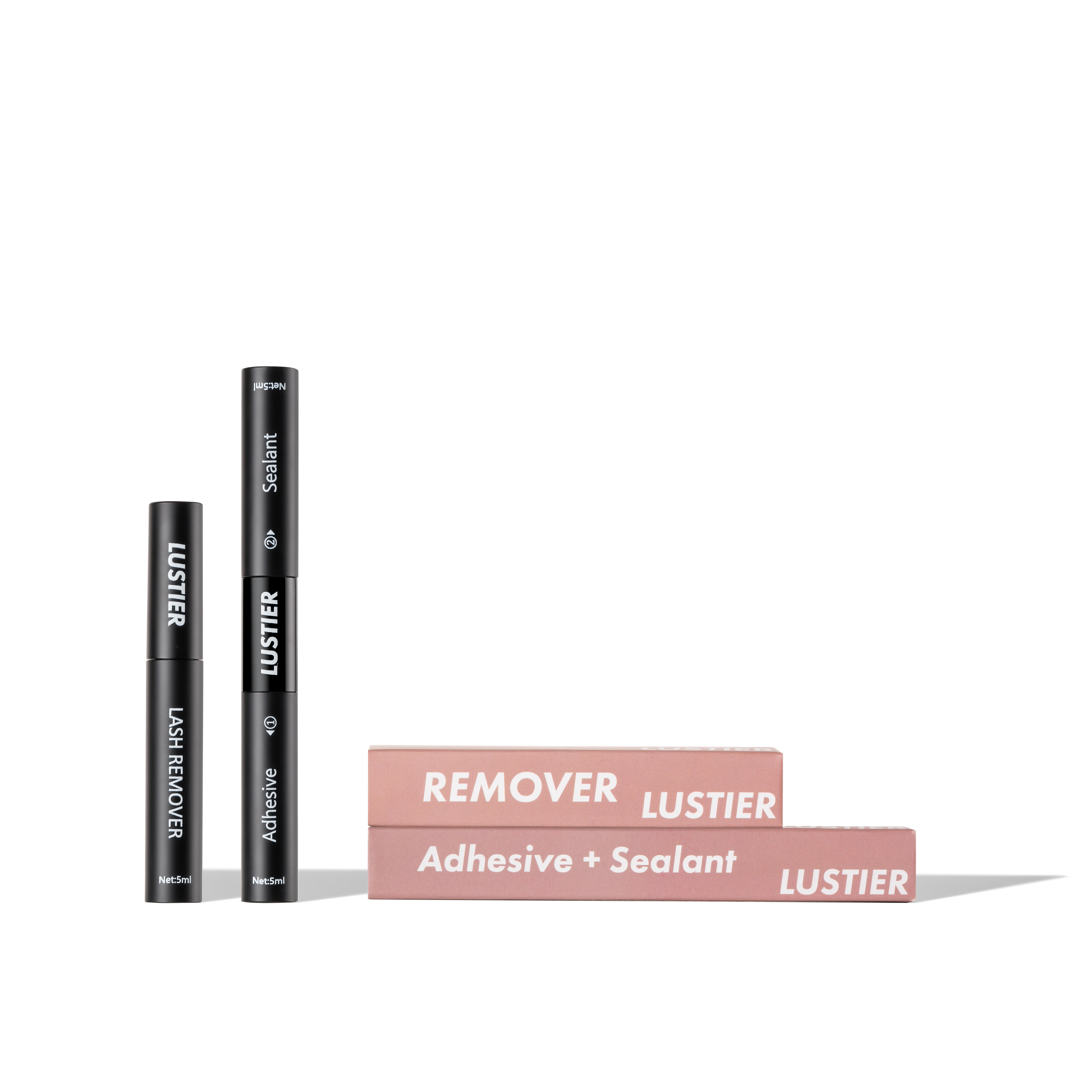LUSTIER 3-STEP KIT - Lash Cluster Adhesive & Remover