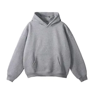 600 GSM 'Heather Grey' Core Hoodie