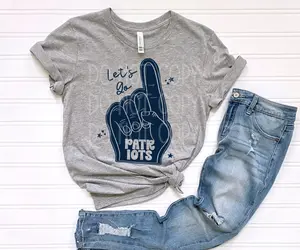 Patriots Let's Go Finger