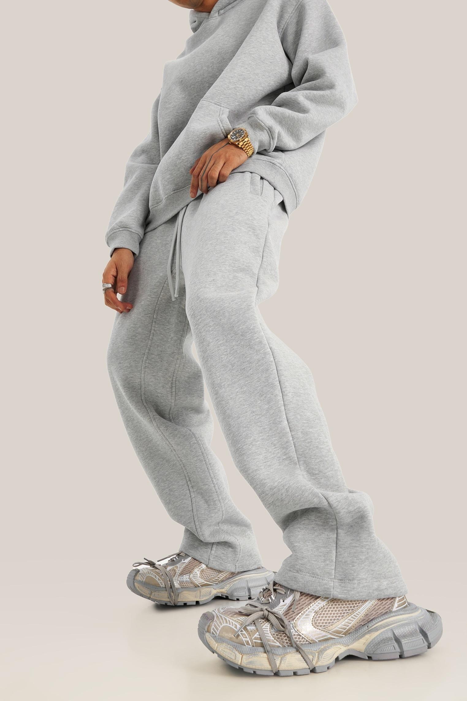 EVELLYHOOTD 600GSM Straight-Leg & Cuffed Baggy Fleece Sweatpants – Unisex Retro Streetwear for Spring Fall Winter | Soft & Cozy Fit【2025 New Drop】