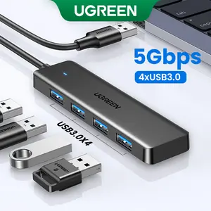 UGREEN 5Gbps USB 3.0 Hub, 4 Ports USB A/USB C Splitter, Ultra-Slim Design, Compatible with PS5, Xbox, Mouse, TikTokShopBacktoSchoolKeyboard, Flash Drive, Deals for You,September Restock，TikTokShopBlackFriday ,TikTokShopJumpstartSale