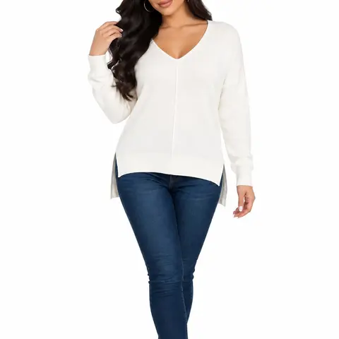 Carrie V-Neck Long Sleeve Top