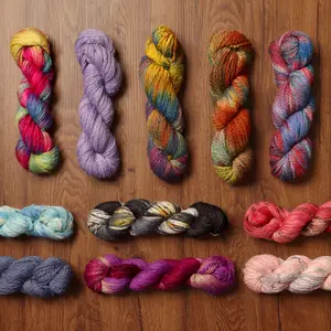 100% Baby Alpaca Hand Dyed Yarn Wool Bulky Weight