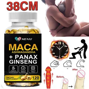Organic Maca Root 120 Capsules 10000mg, Peruvian Maca Extract