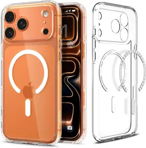 THE Anti-Yellowing Clear Case for iPhone 17 Pro | Spigen Ultra Hybrid with MagFit