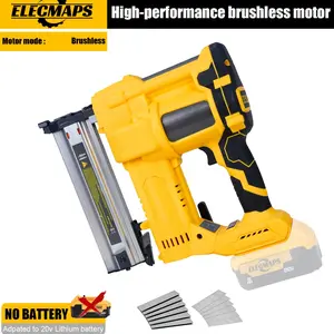 Heavy-duty air pump nail gun set, high-powered electric nail gun, brushless electric nail gun, 2-in-1 electric nail gun, dual modes, includes nails, battery not included, suitable for home renovation and carpentry.
