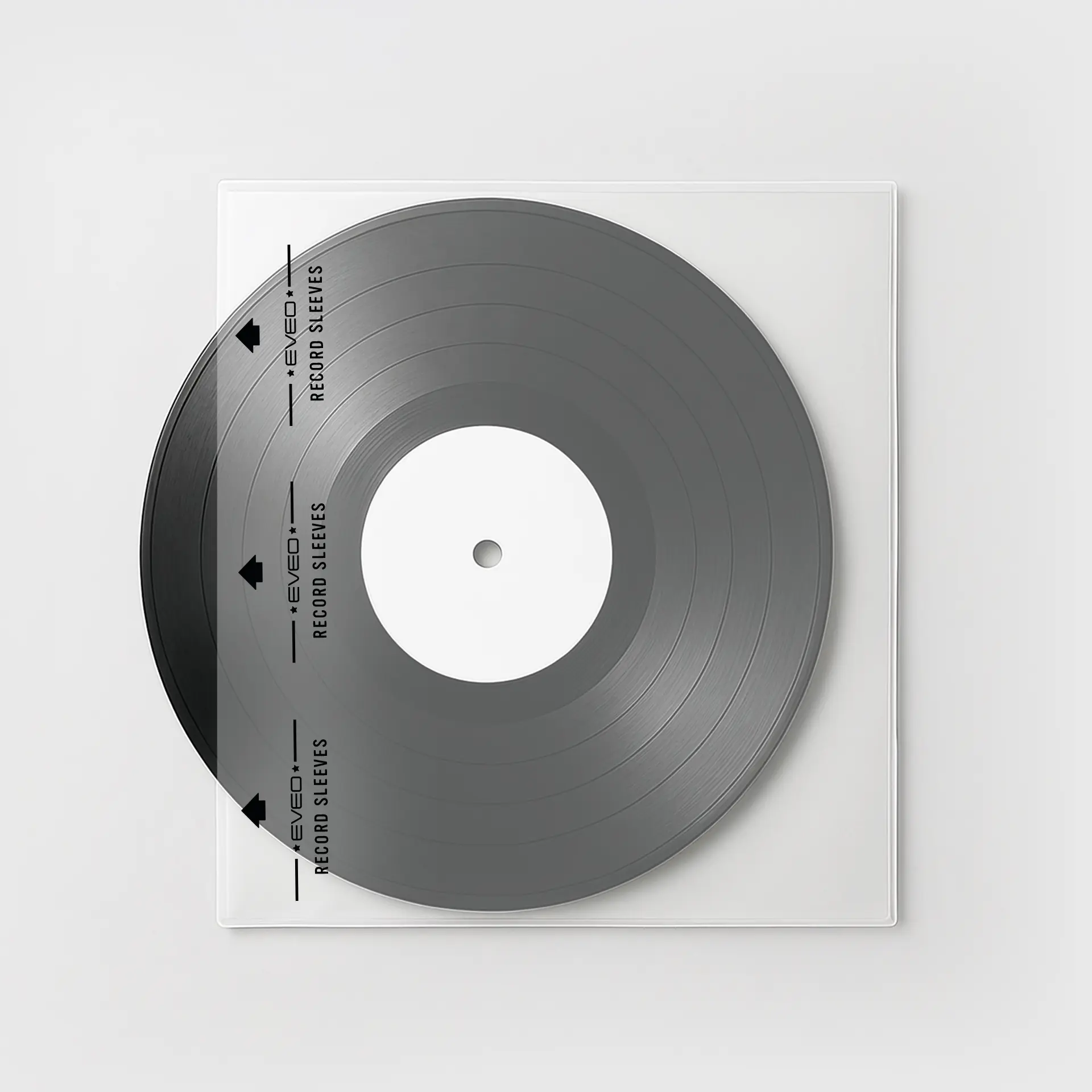 12" HDPE Polyethylene Transparent UltraClear Inner Sleeves for Vinyl Records - Archival Quality, Protect Vinyl Albums, Preserve Fidelity (25-50 Packs)